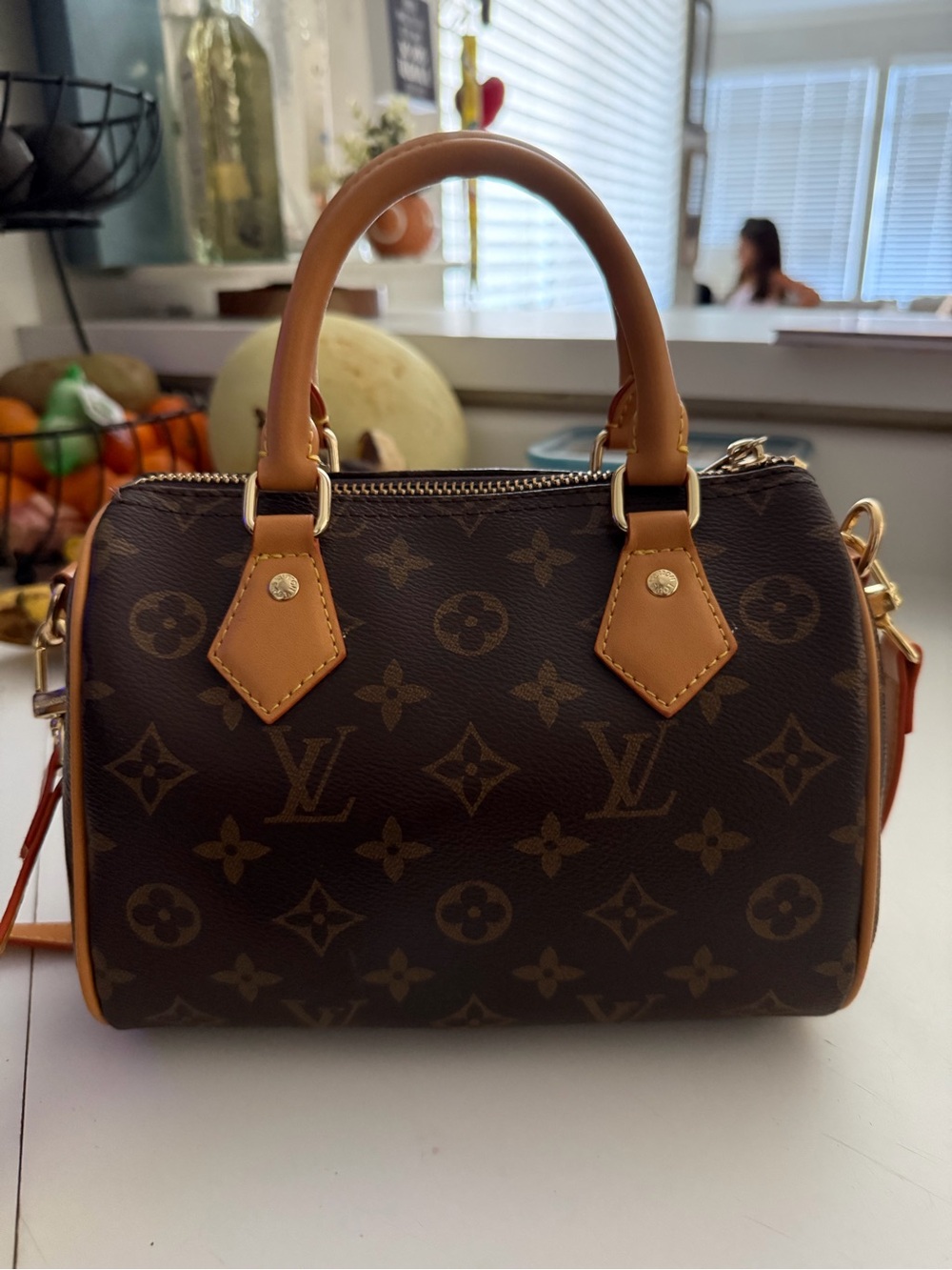 Louis Vuitton Brown Monogram Mini Top-Handle Crossbody